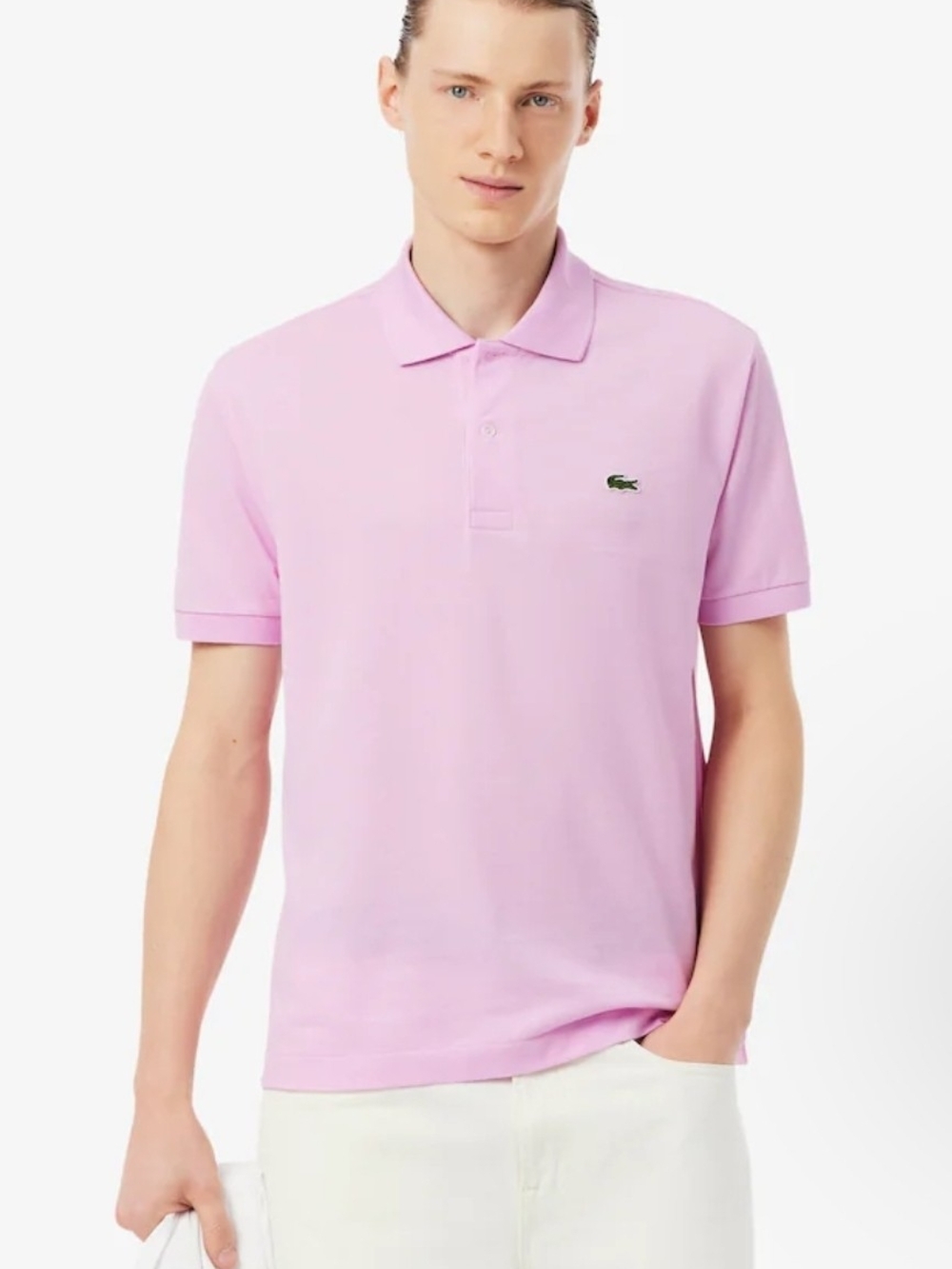 Lacoste Classic Pink Piqué Polo Shirt